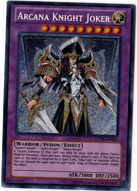 Unlimited Edition Arcana Knight Joker LCYW-EN051 Lightly Played Secret Rare