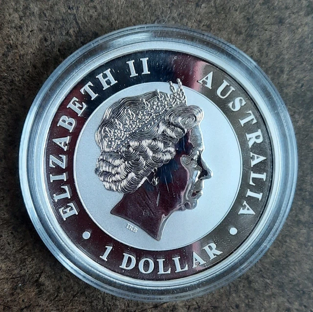 2016 Australian Kookaburra 1 Ounce .999 Silver Coin Original Perth Mint Capsule