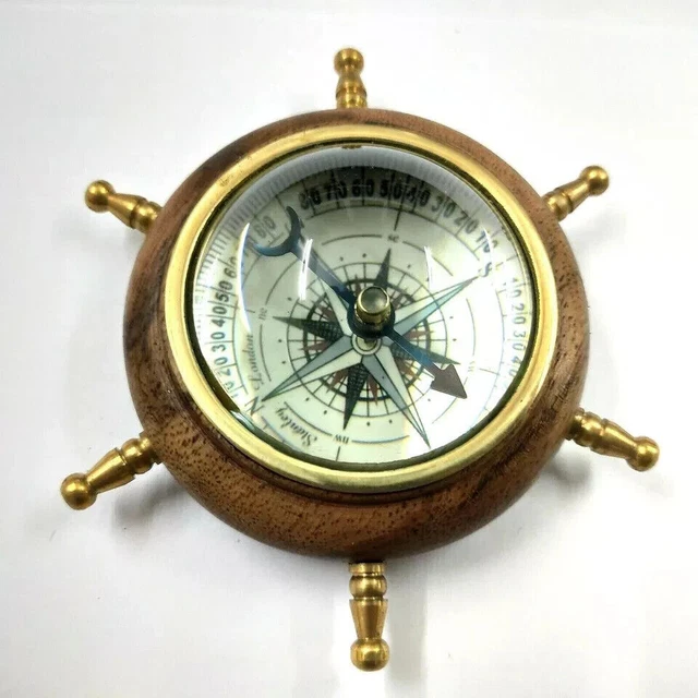 Boussole nautique 5,5 cm - Autres objets connectés - BAROQUE COLLECTION - DUTCH STYLE - Laiton