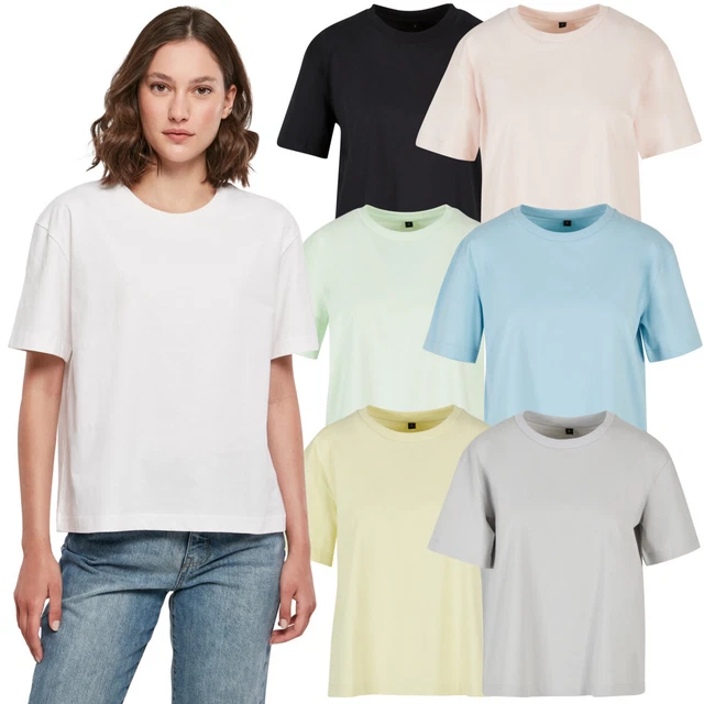 Build your Brand Femmes Everyday T-Shirt Haut Shirt Basic Extra-Large Femmes