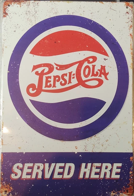 Metal Pepsi Sign