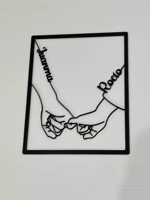 Cuadro decorativo Manos Parejas Amor Regalo Para Navidad