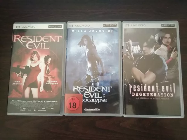 Resident Evil,Resident Evil Apokalypse & Degeneration Sony Psp Umd Film Video