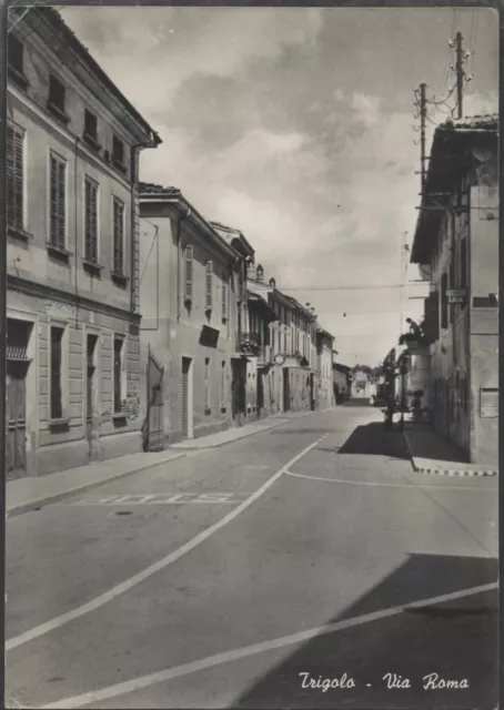 Cremona - Trigolo - Via Roma - Viaggiata Anni 60 Molto Bella