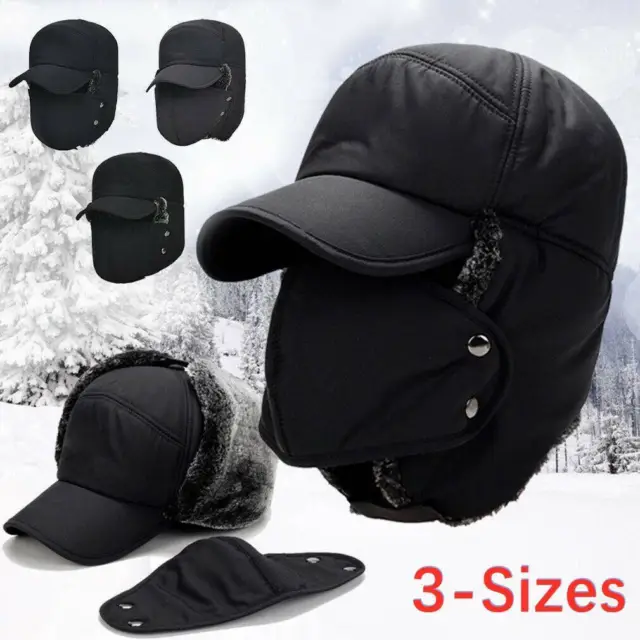 Bonnet d'hiver pour hommes clapet d'oreille casquette d'hiver bonnet parapluie bonnets pour hommes extérieur