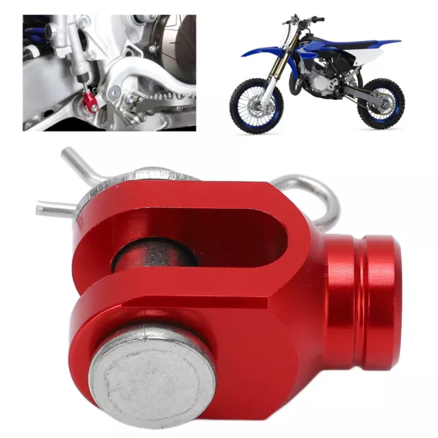 Red Motorcycle Rear Brake Clevis CNC Aluminum For YZ125 250 YZ250F YZ125X 3