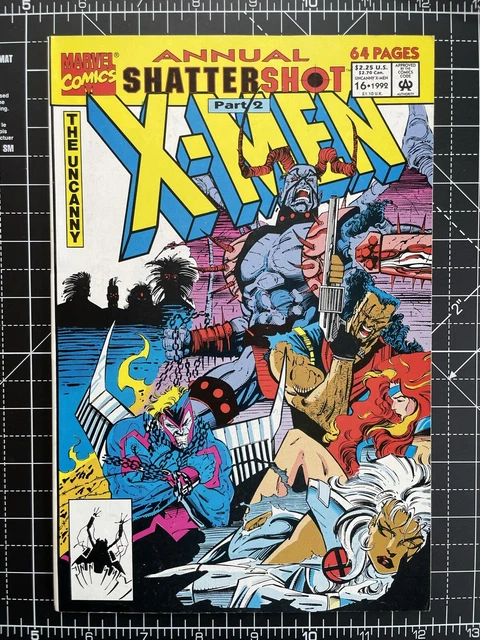❌💥❌ Uncanny X-Men Vol 1 ANNUAL #16 1992 Marvel High Grade SHATTERSHOT Pt 2