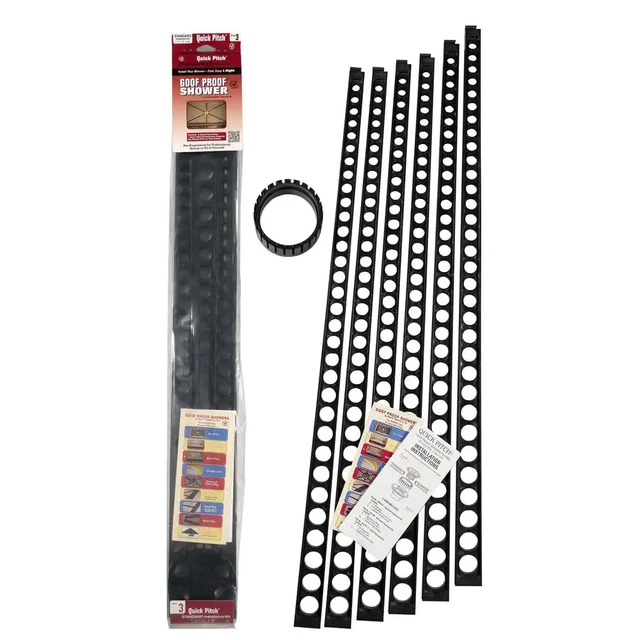 QUICKPITCH STANDARD SHOWER Kit Base Pan Drain Liner Tile Tool