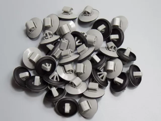 40 Moldura Soporte Clips Gris para Opel Vivaro Renault Kangoo Iveco