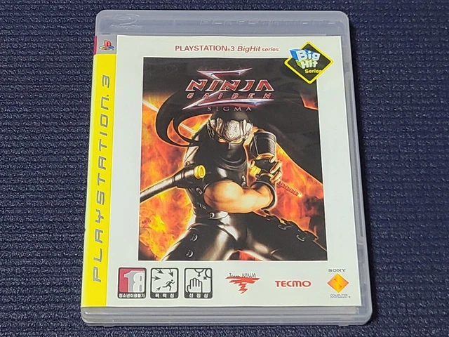 Sony PlayStation3 Ninja Gaiden Sigma BigHit Retro Game Korean Ver. PS3 Console