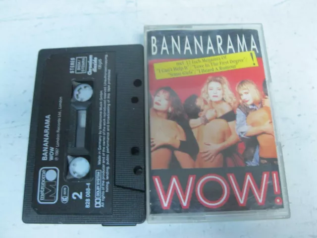 MC Musikkassette Kassette Bananarama - WOW! 1987