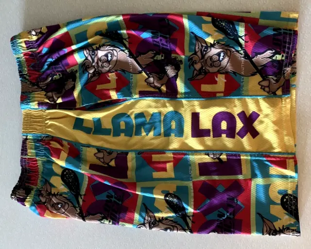 Flow Society LAX Shorts Men's Large LLAMA LAX Lacrosse Shorts