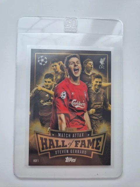 Topps Match Attax 25/26 Hall of Fame Steven Gerrard (Neu (gemäss