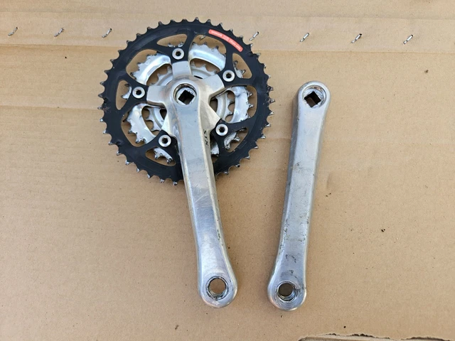 Pédalier Shimano Alivio IG Triple 175mm 42/34/24 - VTT Vintage FC-MC14 Japon
