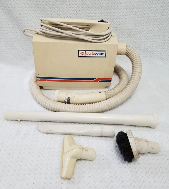 TESTED VINTAGE HOOVER PortaPower Series Portable Vacuum Cleaner Model