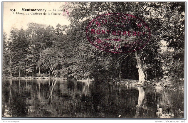 95 MONTMORENCY - la foret - l'etang du CHATEAU de la chasse