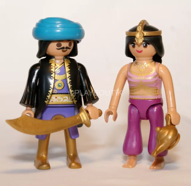 PLAYMOBIL MARIAGE - couple oriental - mariés mille et une nuits - Aladin - lampe