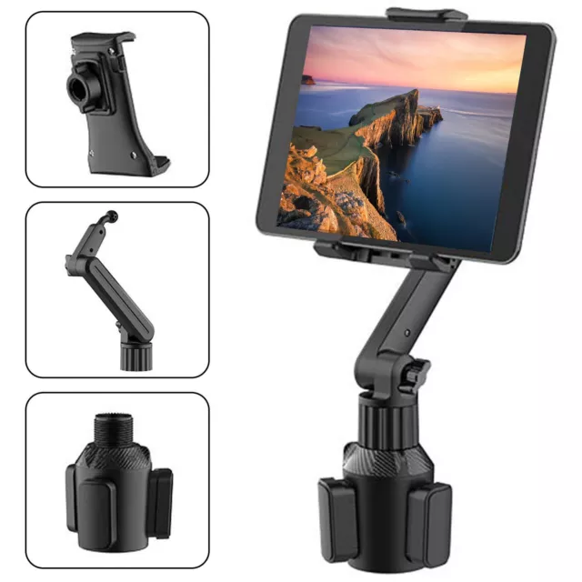 1x Car Cup Holder Universal Tablet / IPad Mount Gooseneck 360 Degree Adjustable