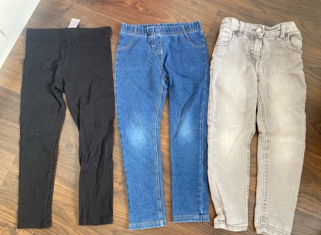 3x Jeggings. Età 4-5 anni