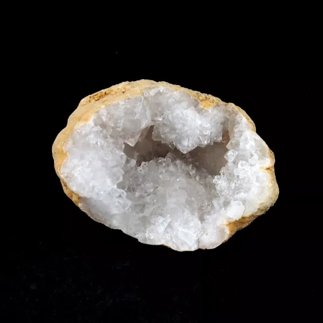 Bergkristall Natur Druse Ø 48 mm AA - Qualität aus Brasilien Stufe Geode C63