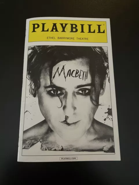 Alan Cumming MACBETH Broadway Playbill May 2013