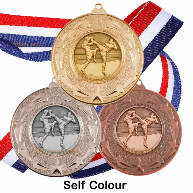 Mixed Martial Arts Medals & Ribbons Kickboxing, MMA Medals Packs 10, 25, 50