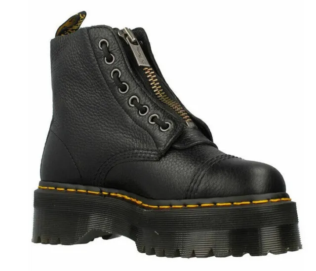 Dr Martens Jadon Alt Buttero Leather Quad Platform Boots  UK / NEW