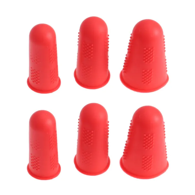 12 piezas cunas para dedos de silicona y puntas para dedos guantes de protección tipo uñas dedos
