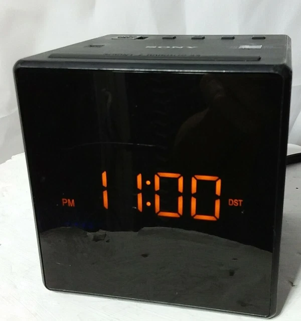 SONY ICFC1 ALARM Clock Radio AM/FM LED Display Black 7.48 PicClick