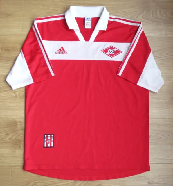 SPARTAK MOSCOW Original Shirt, 1999-2000-01 Home Cup Football Shirt Adidas