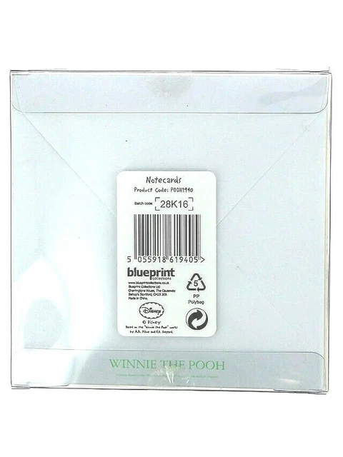 Winnie the Pooh Notizkarte & Umschlag Set Winnie the Pooh Disney - 20er Set 4
