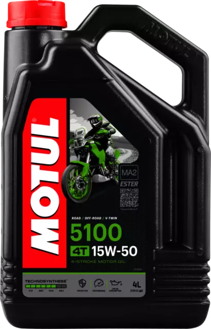 Motul Huile Lubrifiante 4T 5100 15W50 4T 4L