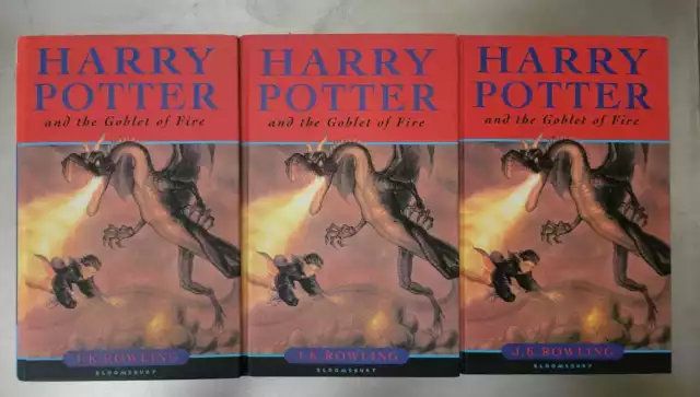 Harry Potter and the Goblet of Fire Hardcover UK 1st Edition by J.K Rowling