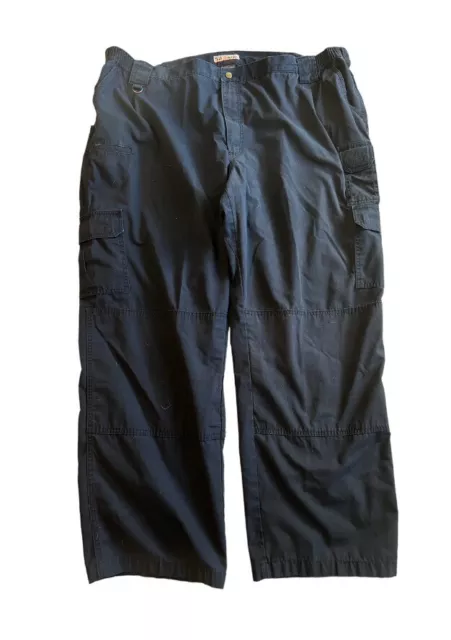 5.11 Men’s Tactical Blue Cargo Rip Stop Pants Size 50 X 32