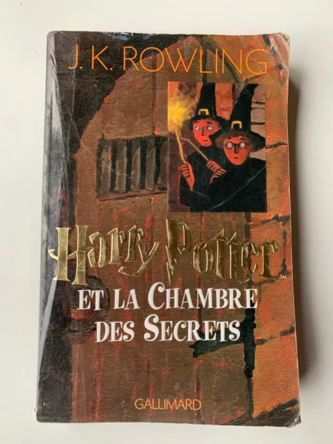 livre HARRY POTTER et La chambre des secrets (tome 2) - JK Rowling - Gallimard