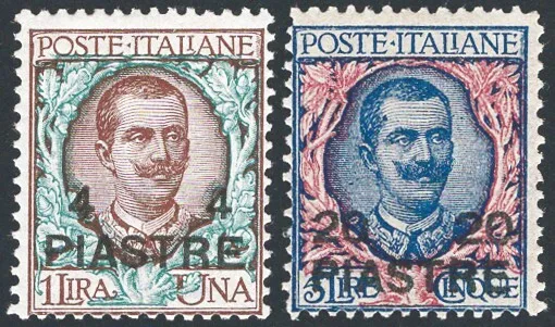 Uff. Post. abroad - Levante - Constantinople - 1908 - 4th local issue, n