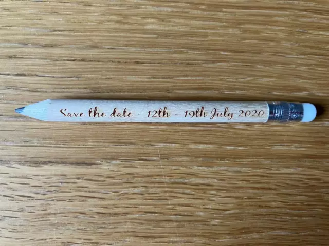 RARE Royal St. Georges Sandwich 2020 Open Golf Championship Save the Date Pencil