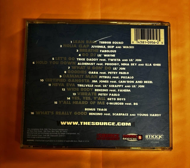 THE SOURCE PRESENTS Hip-Hop Hits, Vol. 10 [PA] by Various Artists (CD ...