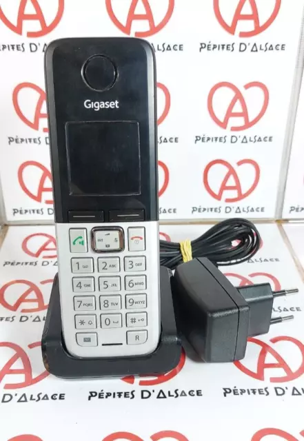 Gigaset C300 Téléphone Fixe Sans Fil Combiné + Base de Charge TBE Testé Pro !!!