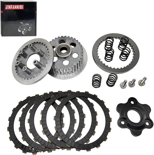 Complete Clutch Hub, Pressure Plate & Clutch Kit For Honda CR 125 R (1986-1999) - View #2