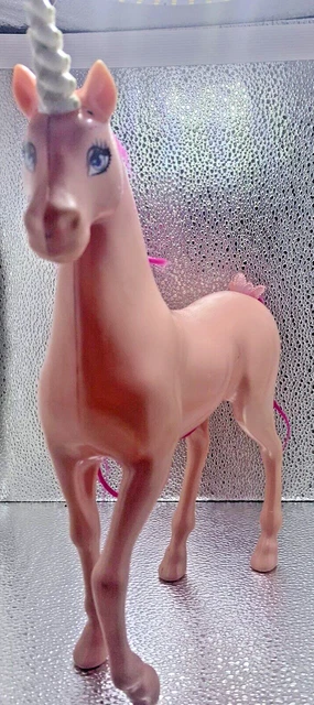 Mattel 2011 Barbie Doll Pink Regal Unicorn Pony Horse