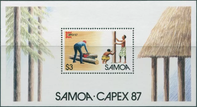 Samoa 1987 SG753 Capex MS MNH