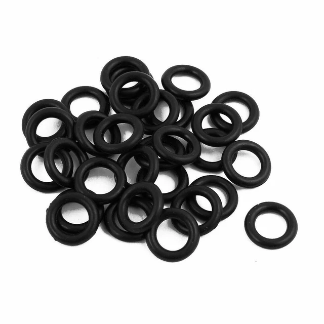 30Pcs Round Nitrile Butadiene Rubber NBR O-Ring 8mm x 2.65mm Width ✦KD
