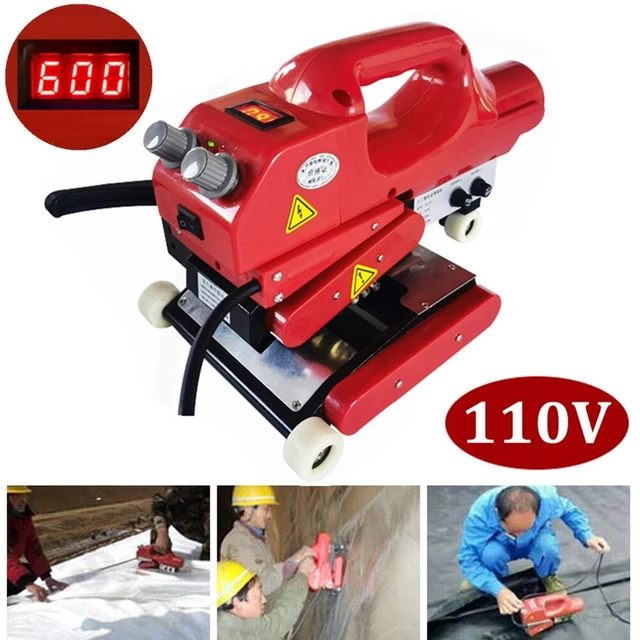 PVC Plastic Layer Overlap Sealing WeldingMachine Geomembrane Welder 800W 10CM