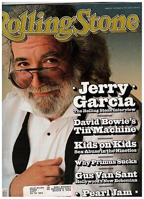 JERRY GARCIA October 1991 ROLLING STONE Magazine #616