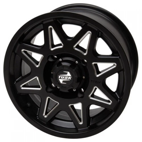 4/137 Tusk Tintic Wheel 14x7 4.0 + 3.0 Milled/Black 204-089-0036