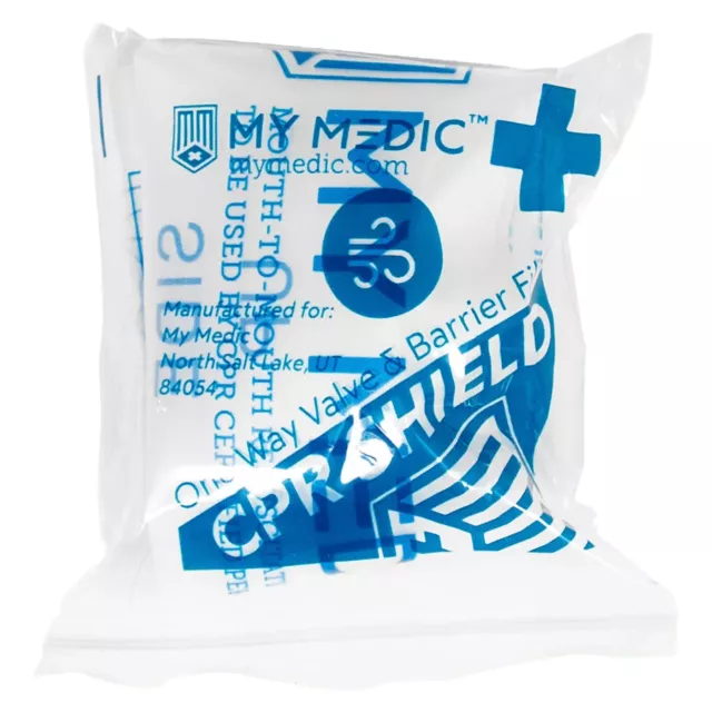 My Medic CPR Shield Single Use Physical Barrier For Mouth-to-Mouth Resuscitation