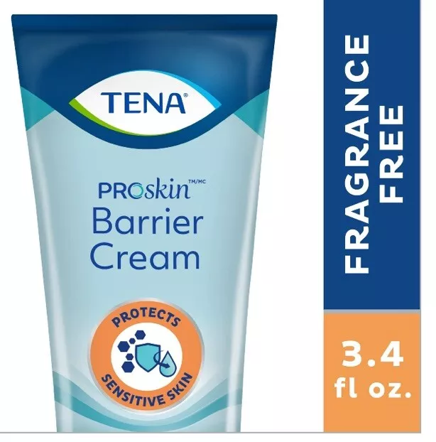 Tena 54442 ProSkin Barrier Cream for Fragile Skin Fragrance Free 3.4 oz.