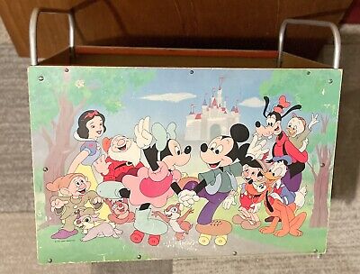 Vintage 1960's Walt Disney's Toy Box Mickey Mouse Snow White Castle VERY RARE!