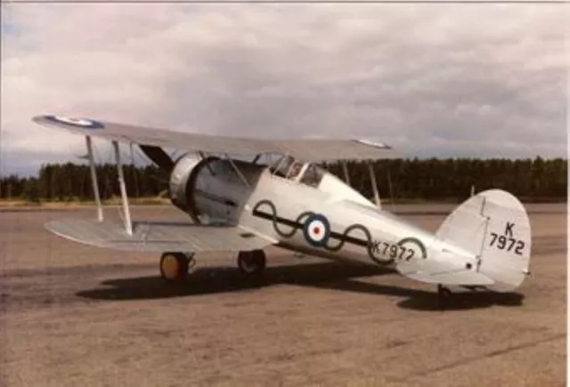 GLOSTER GLADIATOR (Spannweite 1422 mm). Modellbauplan